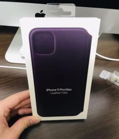 APPLE IPHONE11 PRO MAX LEATHER FOLIO 未開封のサムネイル