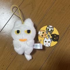 ねこ猫くらし マスコット 白猫 ぬいぐるみのサムネイル