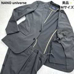 ナノユニバース ダメリーノ 4WAY ストレッチ セットアップ スーツ M