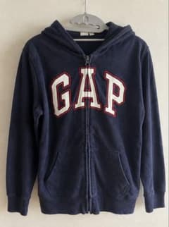 GAP ジップアップパーカー ネイビー　kidsサイズのサムネイル