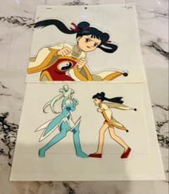 カードキャプターさくら　セル画　苺鈴ちゃん　精霊ファイト　2枚セット カードキャプターさくら セル画 苺鈴ちゃん 精霊ファイト 2枚セット