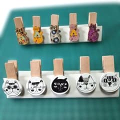ハンドメイド　猫クリップのサムネイル
