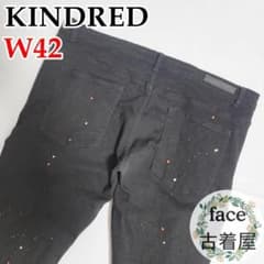 W42 KINDRED キンドレッド バイカーデニム メンズ ダメージ加工 - メルカリ