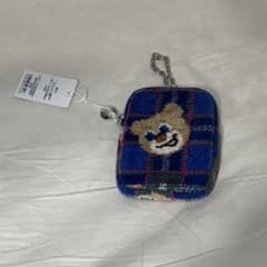 さんちか店限定 神戸タータンテディー チャームポーチ 新品タグ付きのサムネイル