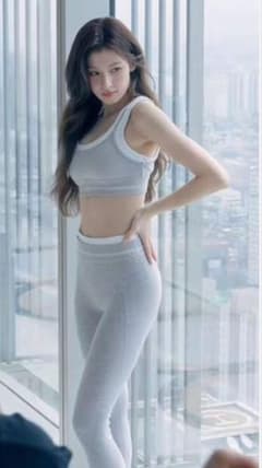 ALO 未使用athletic heather ブラトップ レギンスセット - メルカリ