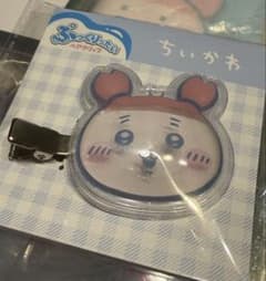 ちいかわ ぷっくりったいヘアクリップ 前髪クリップ 古本屋 カニちゃん
