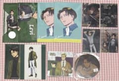 Attack Titan Postcard, bromide, clear card, bonus item: Levi