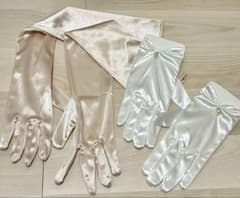 ウェディンググローブ　ロング　ショートのサムネイル