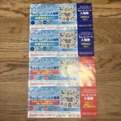 ちゅーピープール入場券　大人2子ども2 計4枚のサムネイル