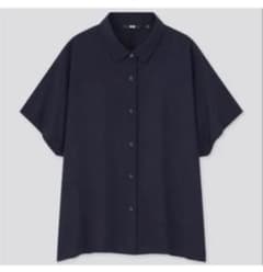 UNIQLO ユニクロ　レーヨンブラウス　半袖のサムネイル