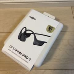 値下げ Shokz OpenRun Pro 2 本体 ブラック 骨伝導イヤホンのサムネイル