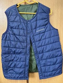 mont-bell キッズ 中綿ベスト リバーシブルのサムネイル