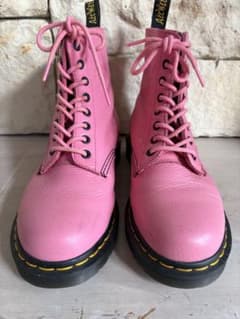 Dr.Martens ドクターマーチン ピンク 8ホール UK6 25cm - メルカリ