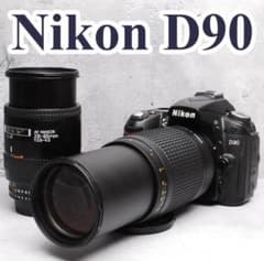 ✨超望遠レンズ＆カンタン撮影✨Nikon D90 一眼レフカメラ ダブル