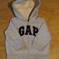 【Yuu様専用】☆babyGAP☆ボアパーカー 80cm グレーのサムネイル
