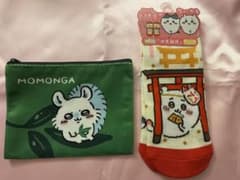 ちいかわ　靴下　ポーチ　未使用品　2点セットのサムネイル