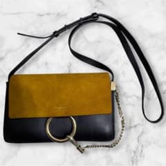 Chloe クロエ Faye フェイ ショルダーバッグ イエロー×ブラックのサムネイル