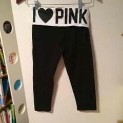 pink ヨガパンツ黒のサムネイル