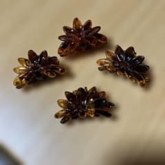 ヘアクリップ4個