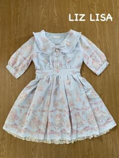 LIZ LISA メロメロスイーツ柄ワンピース ライトブルー LIZ LISA メロメロスイーツ柄ワンピース ライトブルー - メルカリ