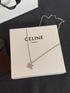 セリーヌ シルバー クロスモチーフ ネックレス