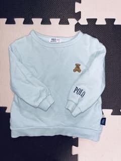 しまむら　POLO Baby   ポロ ベビー　トレーナー　水色　90センチのサムネイル