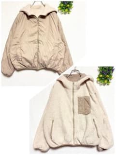 最終値下げ】Wcloset アウター 花柄ボアラインブルゾン | Shop at 