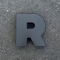 R 看板 アルファベット レターサイン 文字 アメリカ ビンテージ