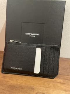 Saint Laurent/フラグメント ジップポーチ　サンローラン　黒のサムネイル