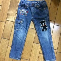 えりりん様専用♡ダブルビーデニムパンツ♡サイズ100のサムネイル