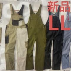 新品・タグ付き】ワークマン デザインサロペット クレイジーアイボリー