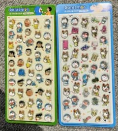 ドラえもん 硬いクリスタルシール 2種セットのサムネイル