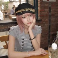 ナポレオントップス　グレー　y2kのサムネイル