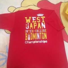 【新品＊限定品】YONEX西日本学生2012限定Tシャツ(非売品)のサムネイル