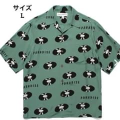 希少❗️WACKO MARIA レコード柄 アロハシャツグリーンサイズL 野村訓一 希少❗️WACKO MARIA レコード柄 アロハシャツグリーンサイズL 野村訓