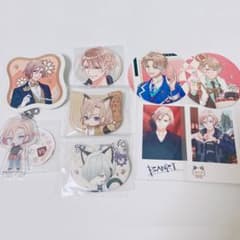 A3! 지가사키 지 섭진 만리 미카게밀 아크릴 스탠드 캔 배지 코스터 체키