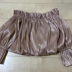 MERCURYDUO オフショル トップス シャイニー ピンクのサムネイル