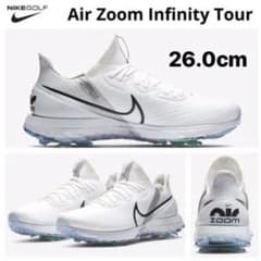 26.0cm NIKE エアズームインフィニティ ゴルフシューズ ホワイトのサムネイル