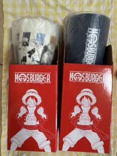 원피스 텀블러 2개 세트 모스버거 콜라보레이션