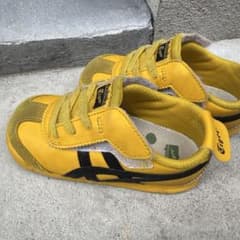 Onitsuka Tiger[15센치] 옐로우 스니커 키즈
