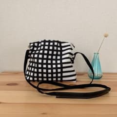 エアリーポシェット＊トモタケCHECK&BORDER 使用のサムネイル