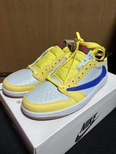 トラヴィススコット×ナイキ エアジョーダン1ロー カナリーのサムネイル