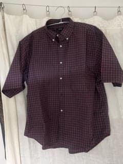 BEAMS 半袖 チェックシャツ メンズのサムネイル