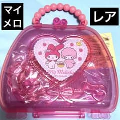 My Melody Kids Jewelry Set Bag Mirror Comb Piano-chan Rubber Band