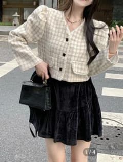 shein Honeyspot ベロアスカートのサムネイル