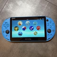 動作確認済み】SONY PS Vita アクアブルー PCH-2000 本体 - メルカリ