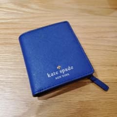 kate spade 二つ折り財布 青のサムネイル