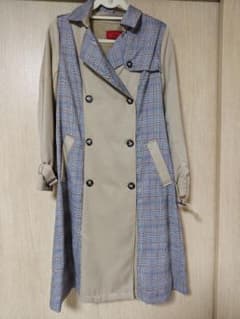 somari チェック柄切替トレンチコートのサムネイル