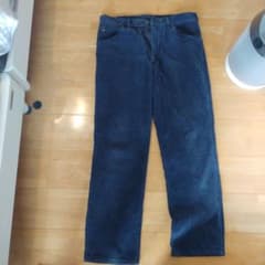 =はと様ご購入用=　コーデュロイ　パンツ　ネイビーのサムネイル