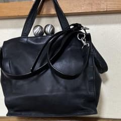 kawakawa 2way ショルダーバッグ 黒 レザーのサムネイル